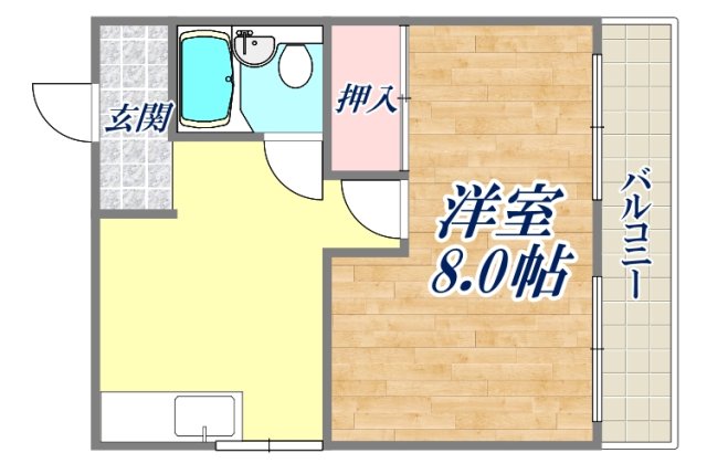 カーサ上甲子園の間取り写真