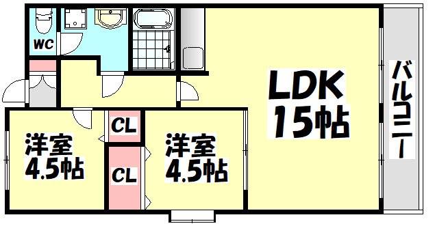 ISE伊勢住宅鳳西町7506の間取り写真