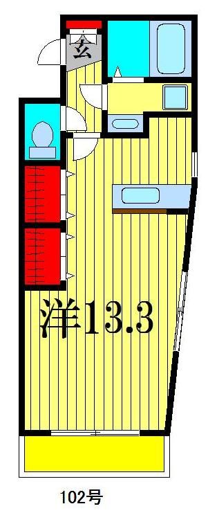 TreeDen馬橋Iの間取り写真