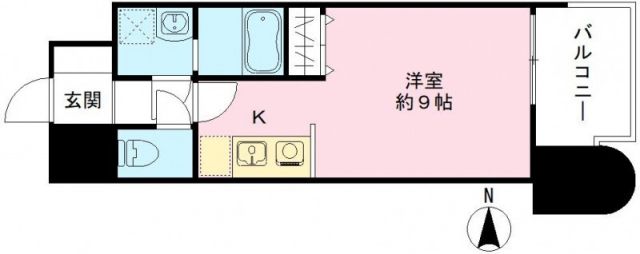 エクセレント上新18の間取り写真