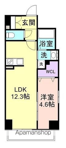 ＪＲ和歌山線 和歌山駅 徒歩7分 8階建 築11年の間取り写真