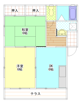 コーポユリの間取り