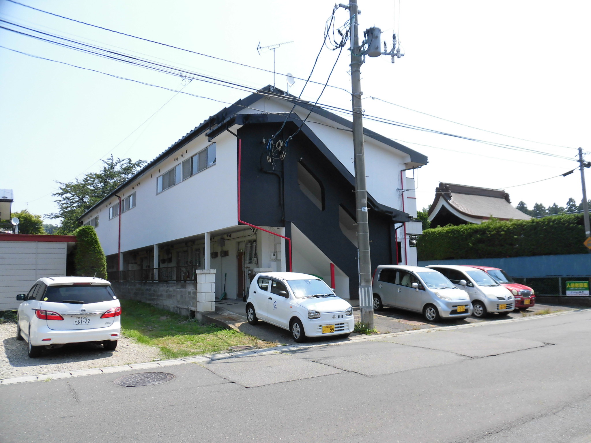 【パール北山の駐車場】