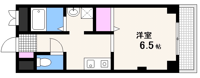 広島市西区井口のマンションの間取り