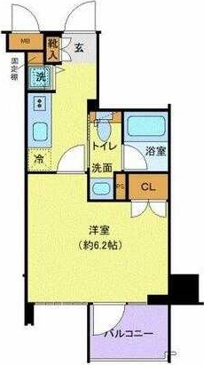 レアライズ立川ＡＺの間取り