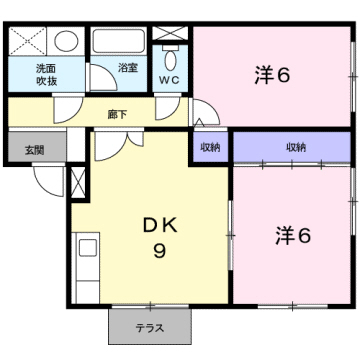 ダンディシャトーの間取り