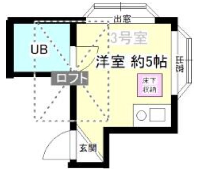 神奈川県川崎市宮前区平２（アパート）の賃貸物件の間取り