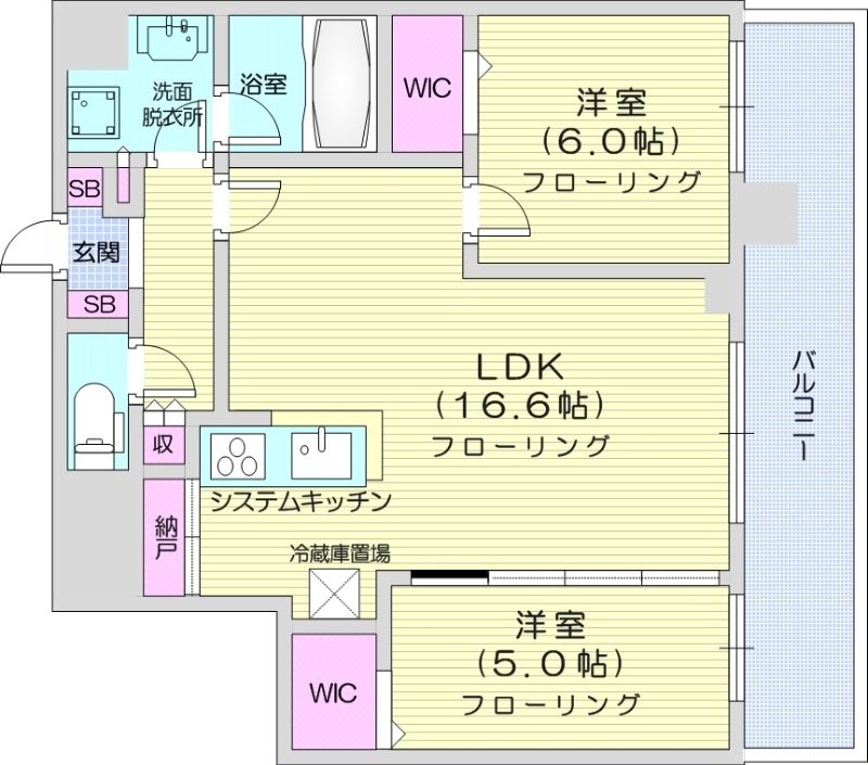 ONE札幌ステーションタワーの間取り