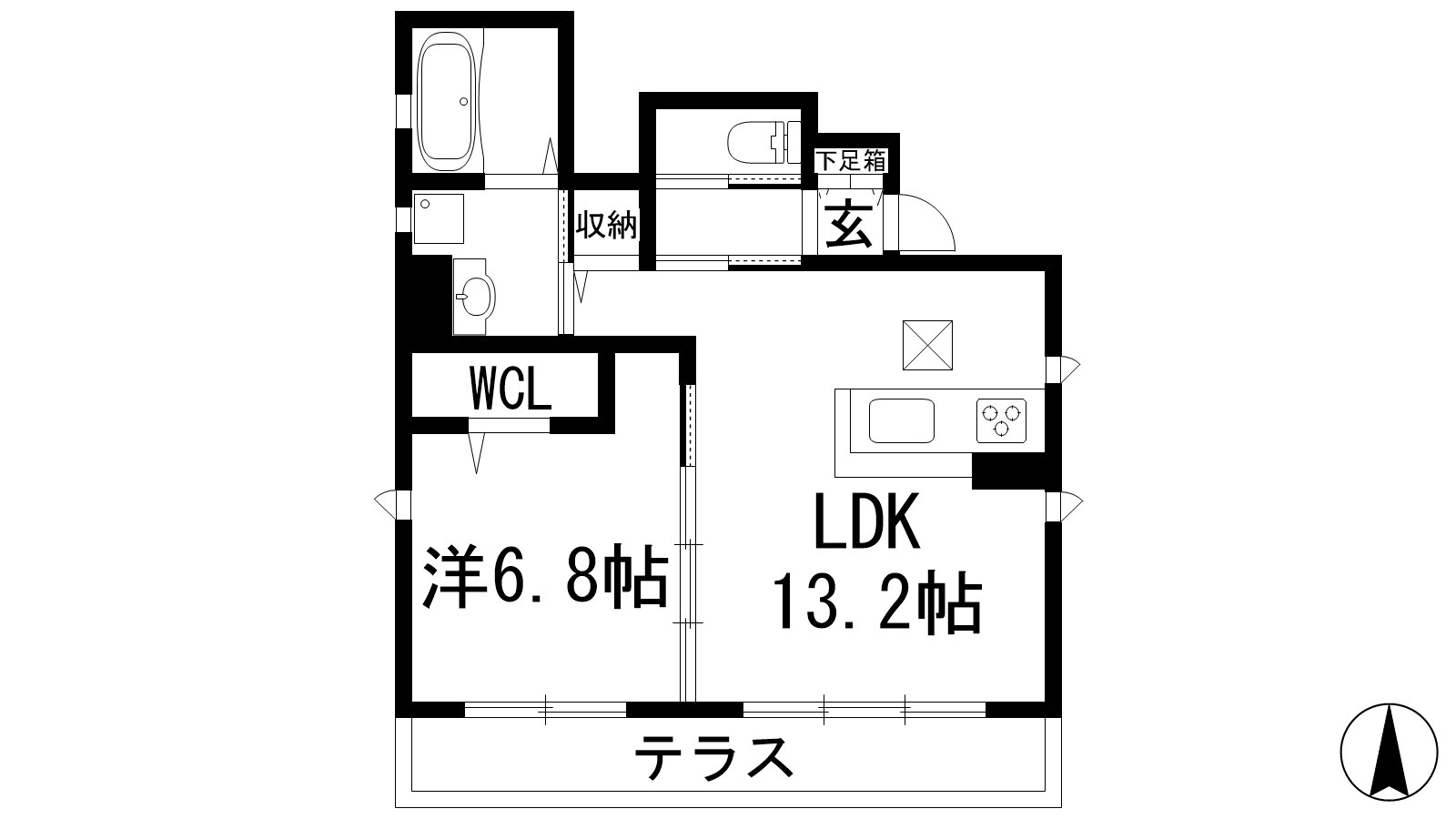 Casa COMODAの間取り