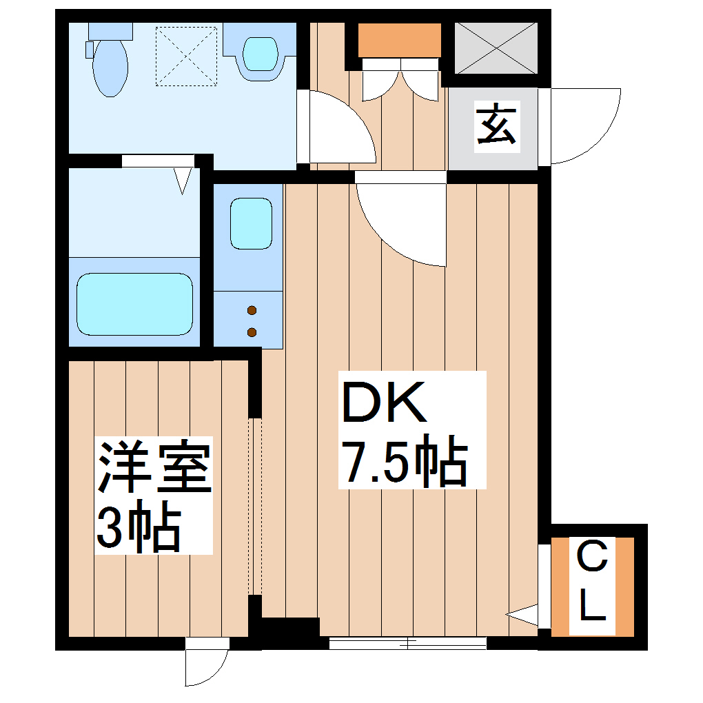 メリディアン桜木町の間取り