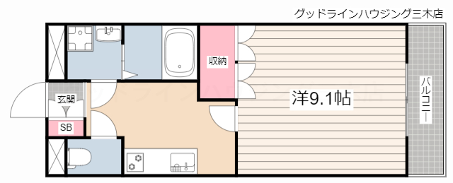 グランドールヒルズの間取り