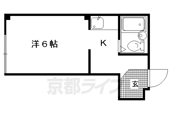 ヴィラージュ白梅町の間取り