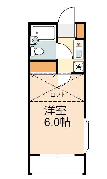 日野市神明のアパートの間取り