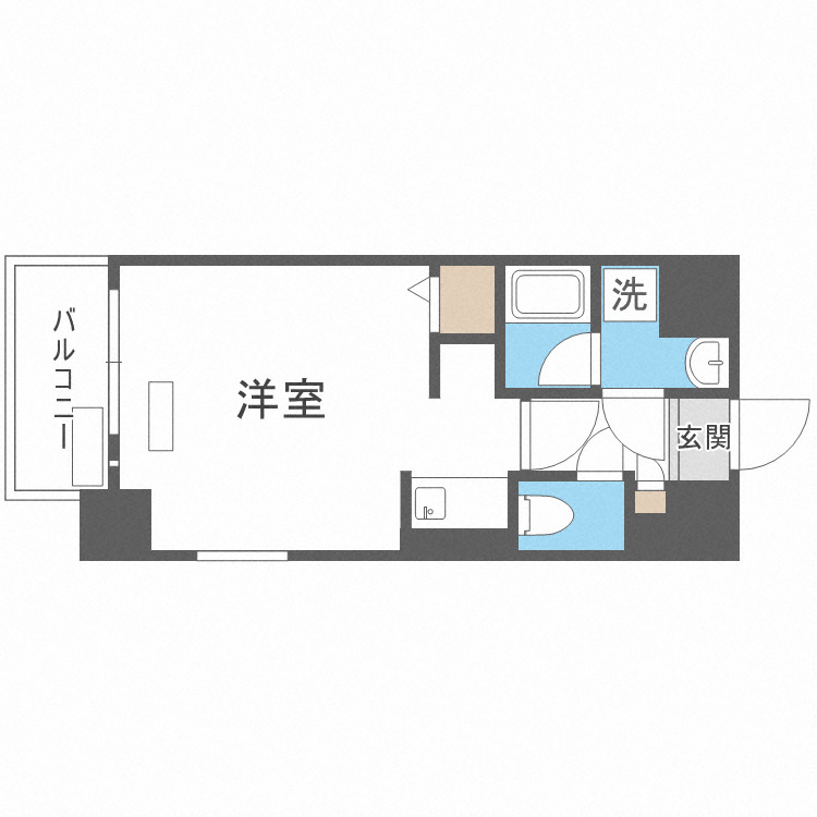 エグゼ大阪ドームIIの間取り