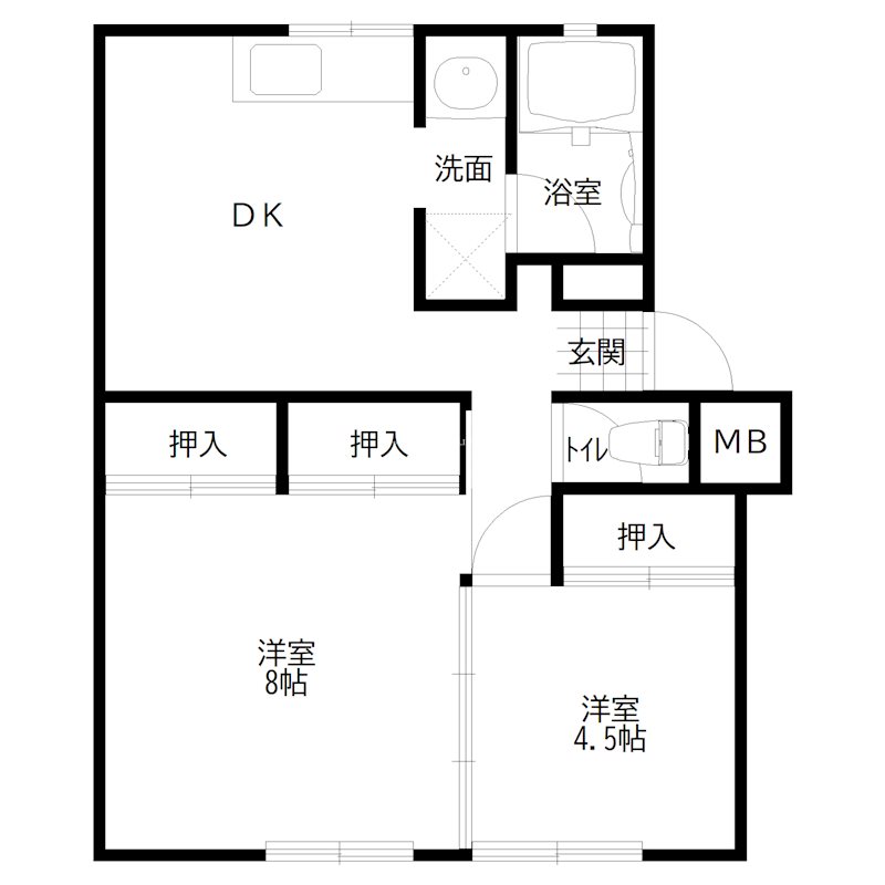 野口マンションの間取り