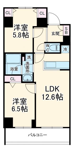 GENOVIA新子安の間取り