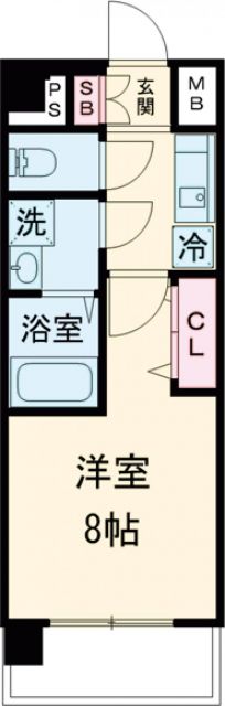 エステムコート東京八王子の間取り