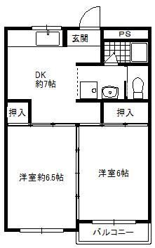 シャルル六番館の間取り