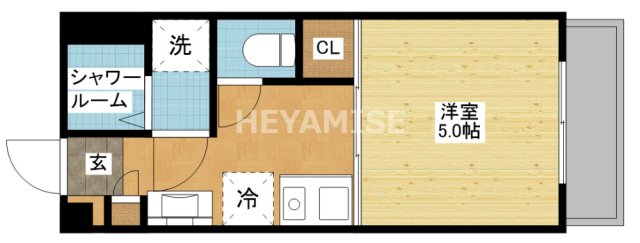 長崎市富士見町のマンションの間取り