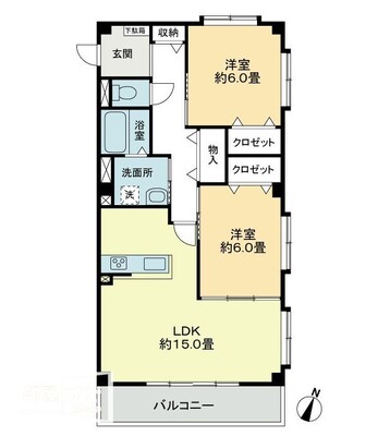 フォブール今津の間取り