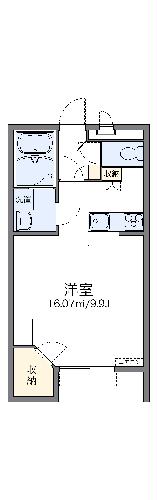 レオパレスコンディネントの間取り