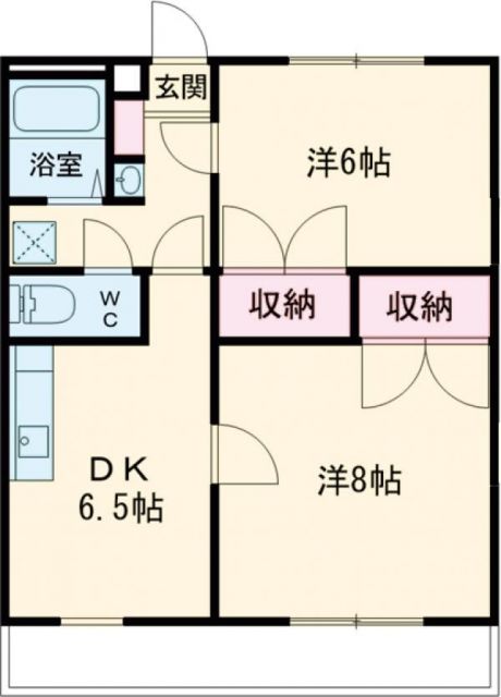 田原市田原町のアパートの間取り