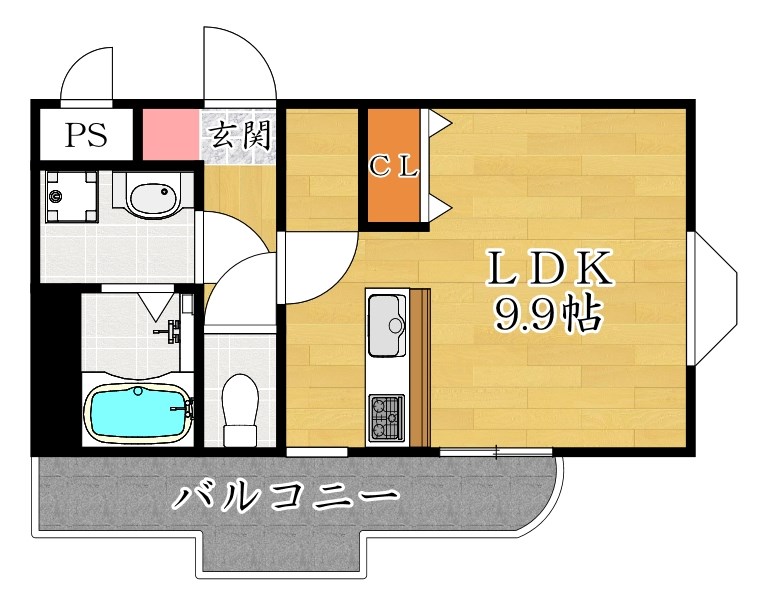 バイリンガルマンションの間取り