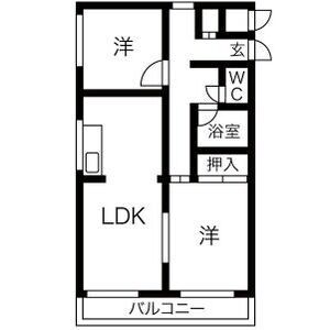 ガーデンハイツＡ棟の間取り