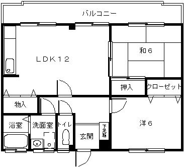 シュワーヴマンションの間取り