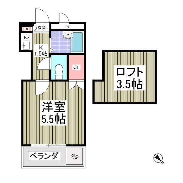 フリーダムＡ棟の間取り