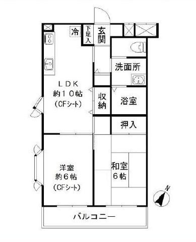 練馬区豊玉上のマンションの間取り