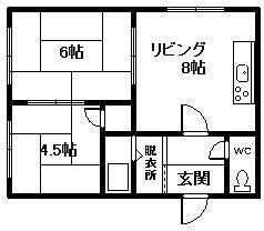 藤マンションの間取り