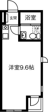 岡崎市矢作町のアパートの間取り