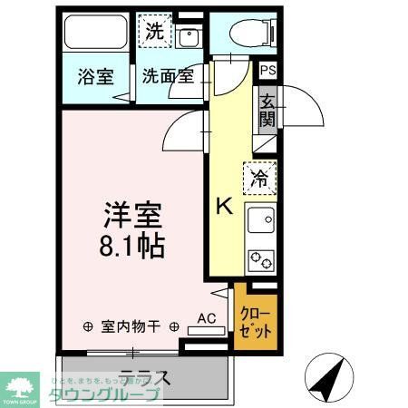 江戸川区小松川のアパートの間取り