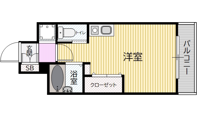 スギタパティオ60の間取り