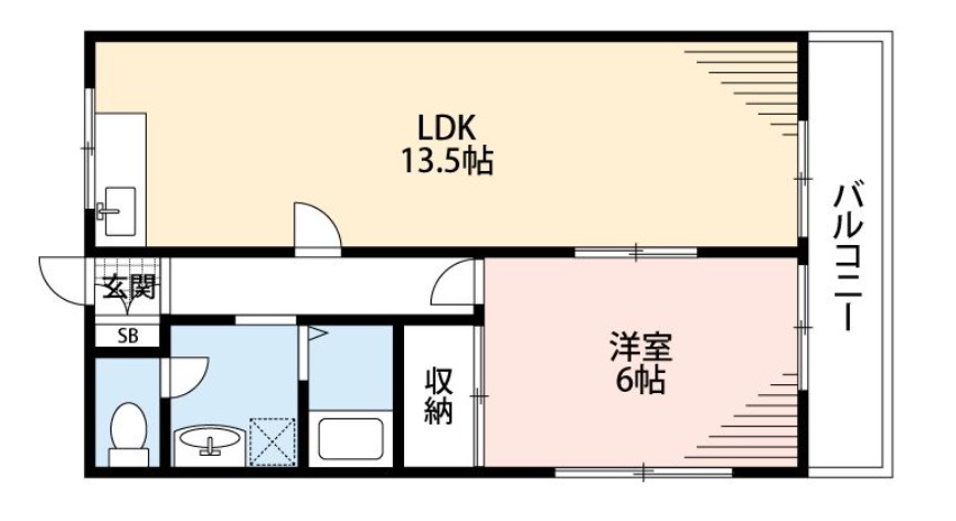 シティライフ　田代Bの間取り