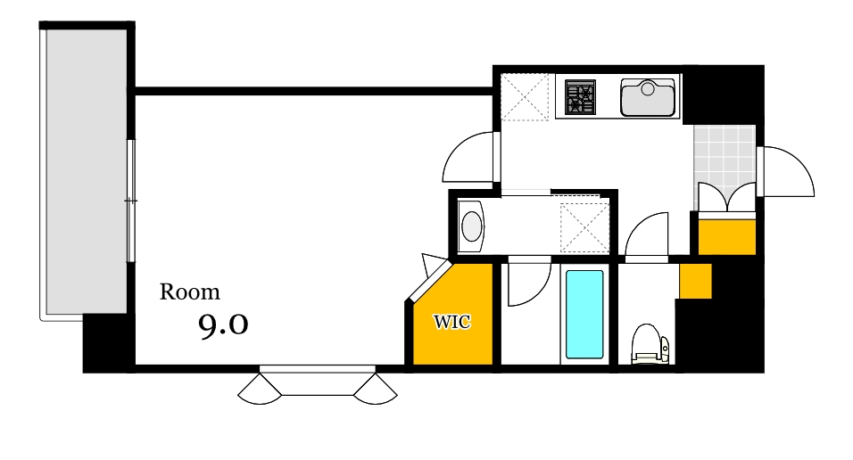 Yell Residence 横川新橋の間取り