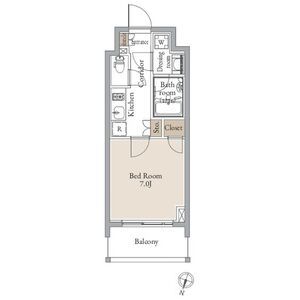 【シーズンフラッツ青葉通一番町の間取り】