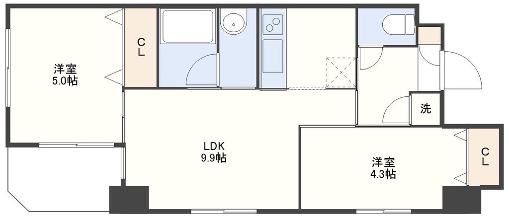 AS PREMIUM馬町の間取り