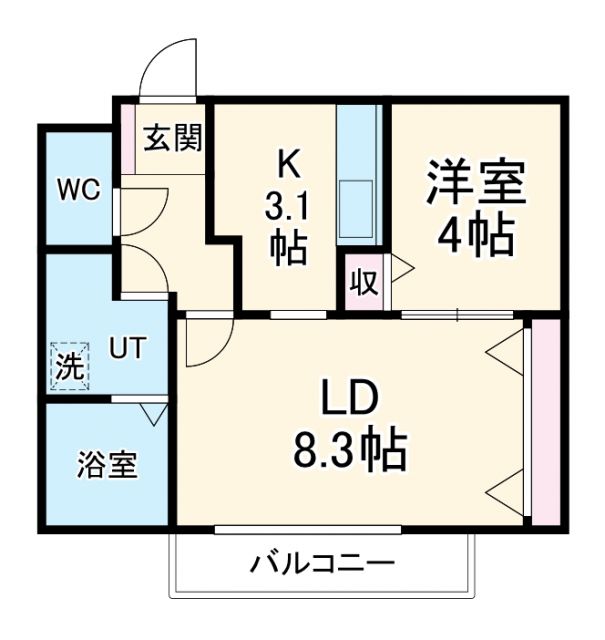 ベリアスライジングの間取り