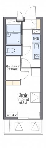 レオパレス南住吉の間取り