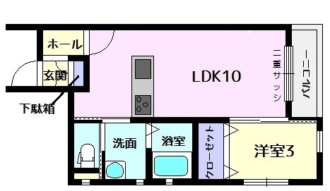 ドルチェ・ヴィータＭｉｆｕｎｅｙａｍａＣの間取り