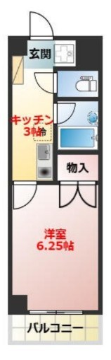 小田原市本町のマンションの間取り