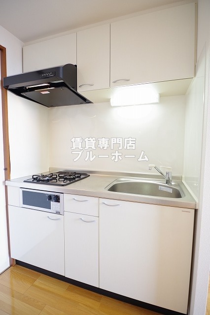 キッチン　2口コンロのシステムキッチンです！