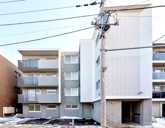 建物外観　Ｗｉ－Ｆｉ付きネット無料採用のマンションです♪