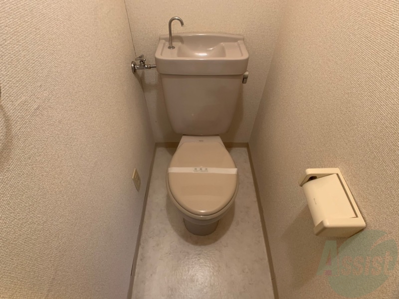 トイレ　トイレは清潔感があり安心して使えますね！