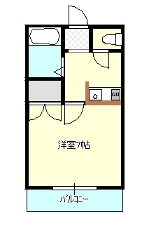 倉敷市笹沖のマンションの間取り