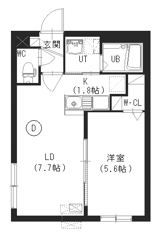 シティレジデンス平岸の間取り