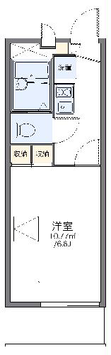 レオパレスジュノス芦屋の間取り