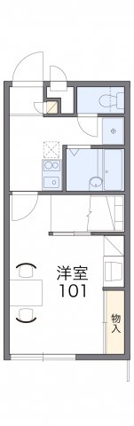 レオパレス東部の間取り